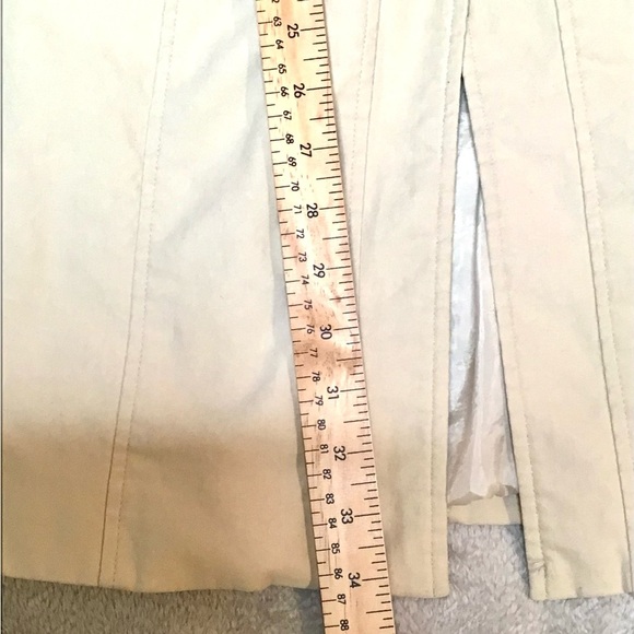 Dynamite Cream Trench Coat Size 1 Pre-Loved Barely Worn Lined Inside - Picture 8 of 11